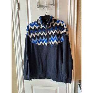 Aerie Sherpa Pullover Quarter Zip Cozy Warm Ski